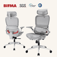 thumbnail image 2 of SIHOO B100 Pro Ergonomic Office Chair, 4D Arms & 3D Ultra-Wide Headrest Computer Chair For Teenager, High Back Office Chair for Home Office & Gaming, White, 2 of 11