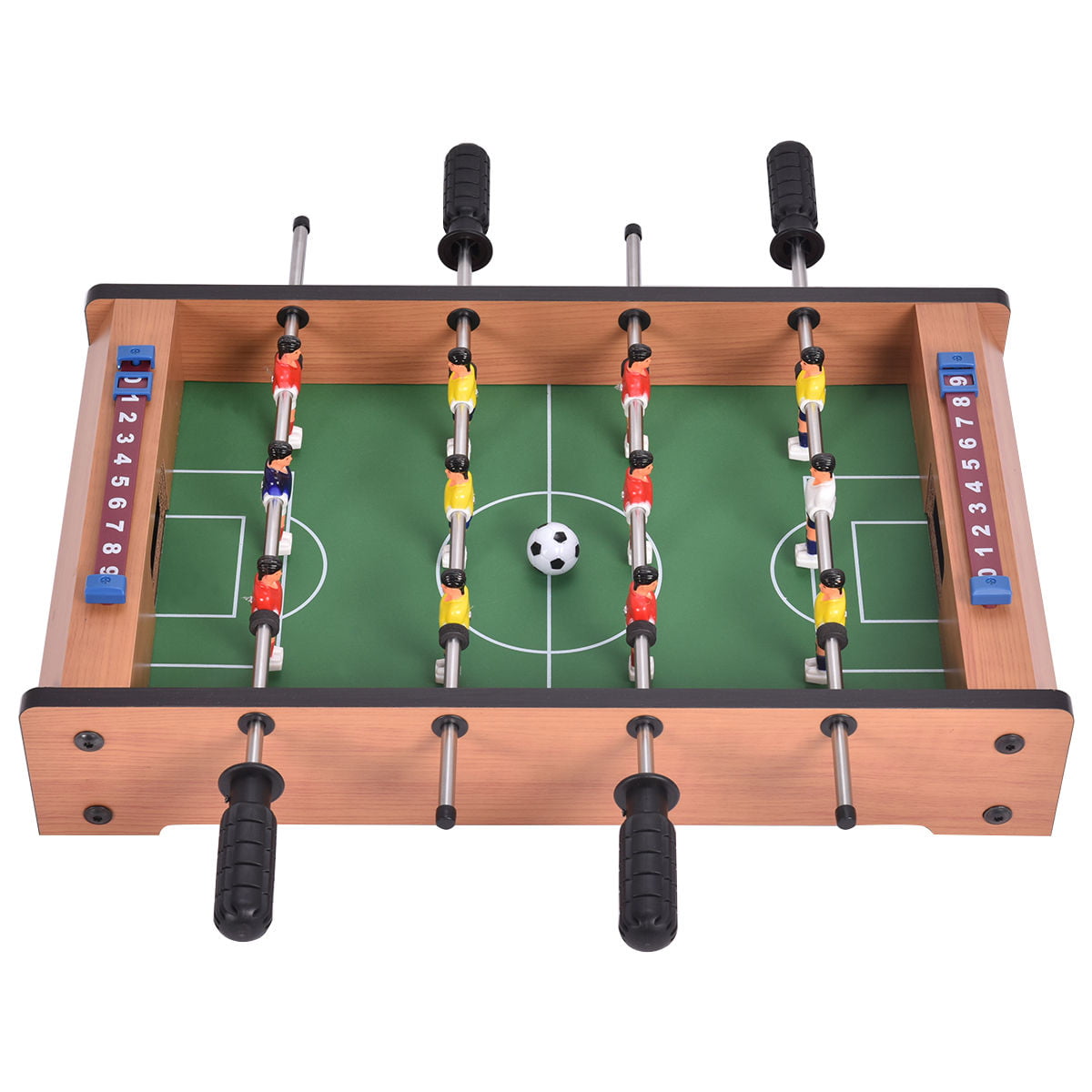 CIGOCIVI 20” Foosball Table Games for Family Game Night with Kids Portable Mini Tabletop Soccer Games for Adults