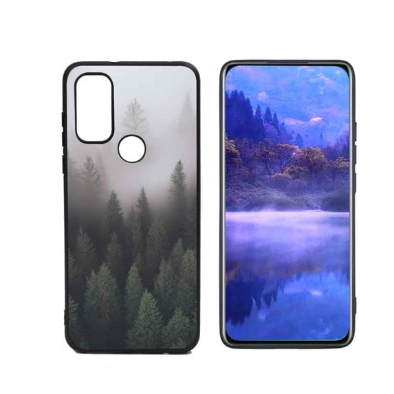 Foggy-Forest-127 Phone Case, Degined for Motorola Moto G Pure Case Men Women, Flexible Silicone Shockproof Case for Motorola Moto G Pure