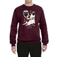 thumbnail image 2 of If It's Not a Pug It's Just a Dog Gift | Mens Dog Lover Crewneck Graphic Sweatshirt, Maroon, X-Large, 2 of 3