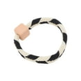 thumbnail image 4 of Unique Bargains 1 Pc Fashion Woven Hair Elastic Band for Home Beige Black, 4 of 5