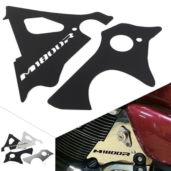 2x for Suzuki Boulevard M109R Engine Side Covers F for Ram e Fillers Keyhole Aluminum