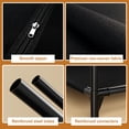 thumbnail image 4 of YOUPINS Portable Clothes Organizer with Hanging Rod, Portable Closet Non-Woven Fabric,Black, 4 of 7