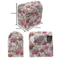 thumbnail image 4 of Shabby Flora Stand Mixer Cover, Summer Spring Garden Flowers with Leaves and Buds Art, Kitchen Appliance Organizer Bag Cover with Pockets, 5 Quarts, Pale Pink Hot Pink, by Ambesonne, 4 of 4