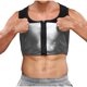 thumbnail image 3 of pstuiky Camisetas sin mangas para hombre, Camiseta deportiva informal de color liso con cremallera y cuello redondo para hombre Camisas para hombres xxl, 3 of 7