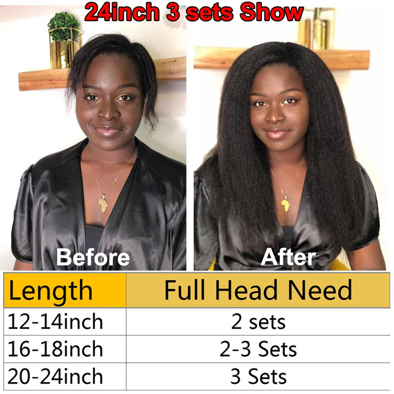 10 Pcs Kinky Curly Clip in Hair Extensions Human Hair for Black Women Brazilian Real Remy Hair Kinky Curly Human Hair Clip ins Natural Black Color 120g/set