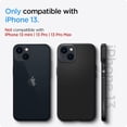 thumbnail image 2 of Funda Spigen Liquid Air para iPhone 13 (2021) - Negro mate, 2 of 8