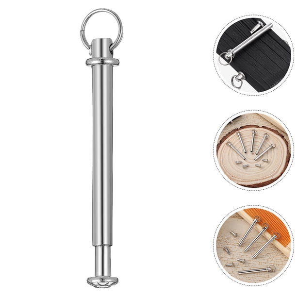 SKISUNO 5Jgo Componentes De Acero Inoxidable Para Reparacion Facil Y Duradera De Abanicos Plegables Con Remaches