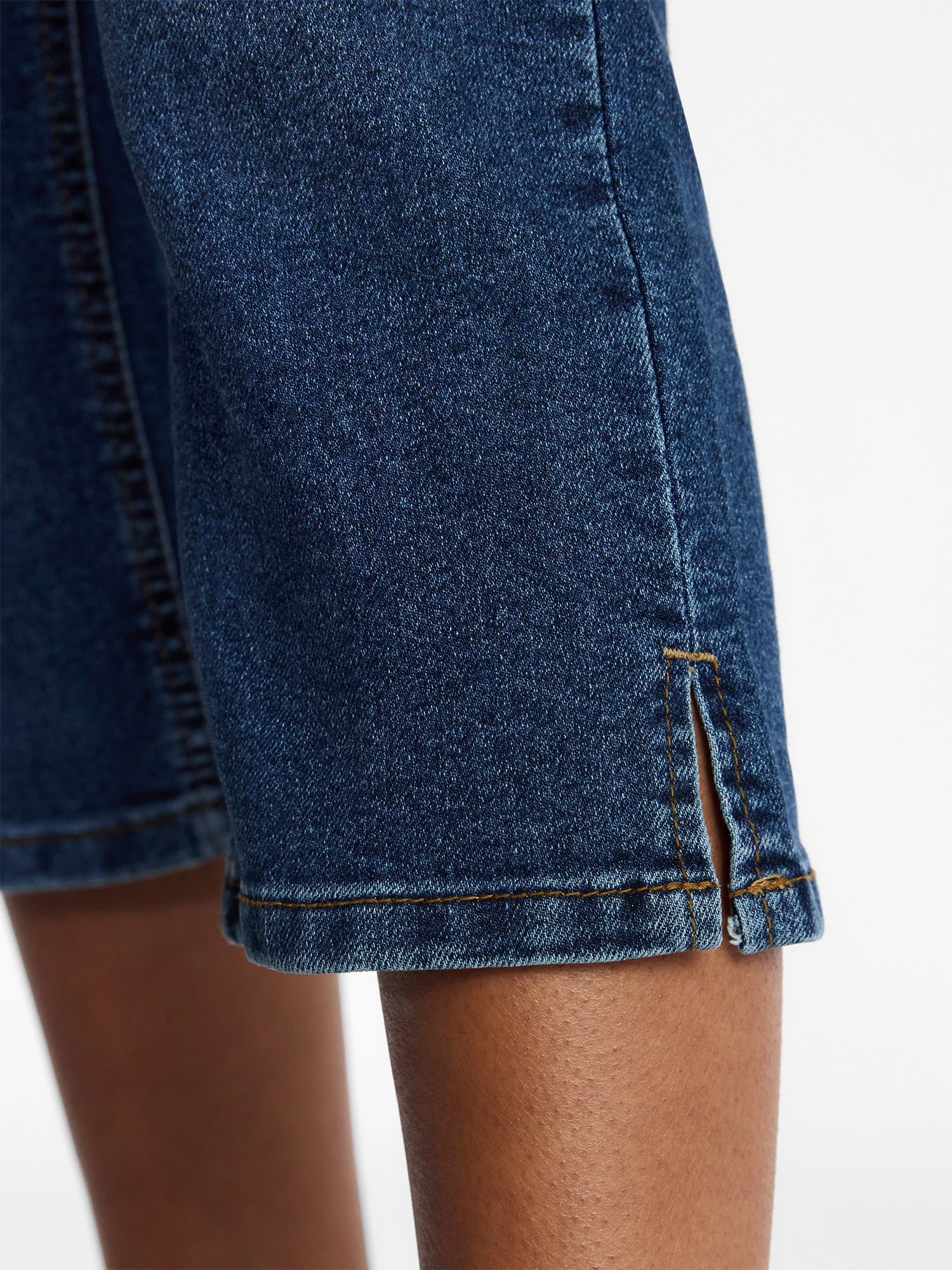 No Boundaries Low Rise Denim Capri Pants, 21" Inseam, Women's 0-20