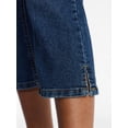 thumbnail image 4 of No Boundaries Low Rise Denim Capri Pants, 21" Inseam, Women's 0-20, 4 of 5