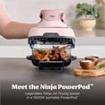 thumbnail image 5 of Ninja Crispi Glass Air Fryer 4-Qt, 3-in-1, Air Fry Recrisp, Portable, Dishwasher Safe, FN100WMPK Pink, 5 of 16