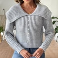 thumbnail image 1 of NARABB Chandail d'Hiver Ample pour Femmes Manches Longues Col Rond, 1 of 8