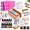 Purple, variant on White All-in-One Deluxe Soap Making Kit for Adults with Tools and Supplies