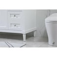 thumbnail image 5 of Elegant Decor Bennett 42" MDF Single Bathroom Vanity with Backsplash in White, 5 of 8