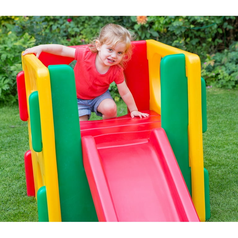 Activity gym with best sale slide