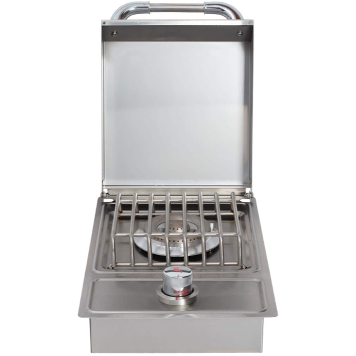 Bull Drop-In Natural Gas Single Side Burner W/ Stainless Steel Lid - 60009 - image 2 of 2