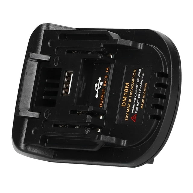 Adaptador de Batería de Litio, Accesorios de Potencia de Resistencia de la Carcasa de ABS Convertidor de Baterías Portátiles Con Interfaz USB 5V 2.1A Para Equipos Eléctricos