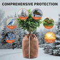 thumbnail image 2 of Fruit Tree AntiFreezing Cover, EcoFriendly Frost & Cold Protection For Flower Pots And Outdoor Plants, Lightweight Reusable Plant Insulation Sleeve With Drawstring Closure,, 2 of 3
