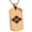 Rose, variant on Stainless Steel Takeda Samurai Crest Engraved Dog Tag Pendant Necklace
