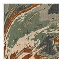thumbnail image 2 of Kiy 5 x 7.5 Modern Medium Area Rug Swirl Pattern Distressed Doppler Teal - Saltoro Sherpi, 2 of 5
