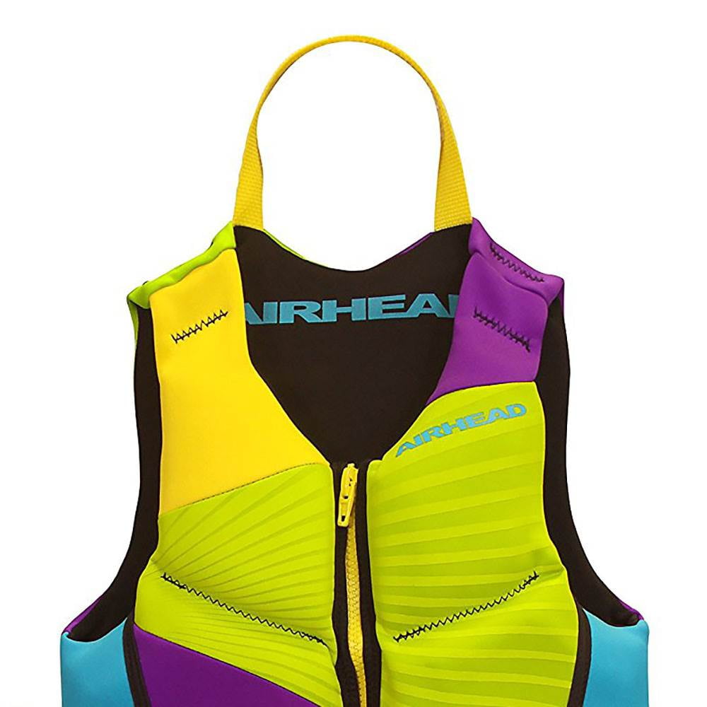 Airhead Gnar Neolite Kwik-Dry Zippered Life Jacket Vest for Children, 30-50 lb