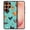 Barnyard Chicken Roosters Teal Background, variant on WIRESTER Shockproof Soft Rubber Cover Case for Samsung Galaxy S26 Ultra 6.9" 2026, Barnyard Chicken Roosters Teal Background