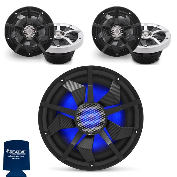 Clarion Marine Speaker System Two pairs of Clarion CM1623RL 6.5