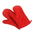 thumbnail image 2 of Oleegame 2PC Pure Color Thickening Microwave Oven Handbag Red, 2 of 5