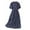Navy dresses for women, variant on Baikeli Summer Clearance Dresses for Women 2024 Women's Fashionable Loose Fitting Solid V-Neck Short Sleeved Dress Casual Dresses for Women 2024