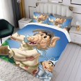 thumbnail image 3 of ALF La Serie Animada Conjunto de sábanas temático, trío de piezas, cómodo y amigable con la piel, diseño único, regalo de decoración para el hogar para familiares, amigos y fans, 90 cm * 190 cm, 3 of 6