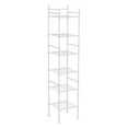thumbnail image 3 of Honey-Can-Do 6-Shelf Steel Bathroom Storage Shelves, White, Holds up to 10 lb per Shelf, 3 of 7