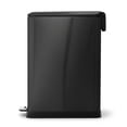 thumbnail image 6 of Home Zone Living 13 Gallon Dual Compartment Stainless Steel Kitchen Trash Can with Step Pedal and Soft Close Lid, Black, 6 of 11