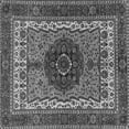 thumbnail image 1 of Ahgly Company Indoor Square Abstract Gray Modern Area Rugs, 5' Square, 1 of 4