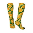 thumbnail image 4 of Balery Orange Fun Novelty Socks Men'S Women'S Crew Socks Funny Crazy Novelty Socks Quirky And Cool Socks, 4 of 9