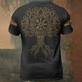 thumbnail image 7 of CONZONE Men's T-Shirts Short Sleeve T Shirts for Men Casual Crew Neck Viking Mythology Graphic Lightweight Tees Soft Cozy Athletic Tops, 7 of 7