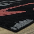 thumbnail image 4 of Mohawk Home Guitar Montage Printed Indoor Area Rug in Pink, 3'4"x5', 4 of 8