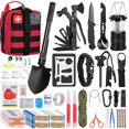 thumbnail image 1 of Kit de supervivencia ABPIR 170 piezas con equipo de primeros auxilios para exteriores, 1 of 6