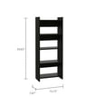 thumbnail image 6 of DeeHome Treia Home Office Set, Two Parts Set, One Drawer, Desktop, Keyboard Tray, Stand, Five Shelves, Black, 6 of 9