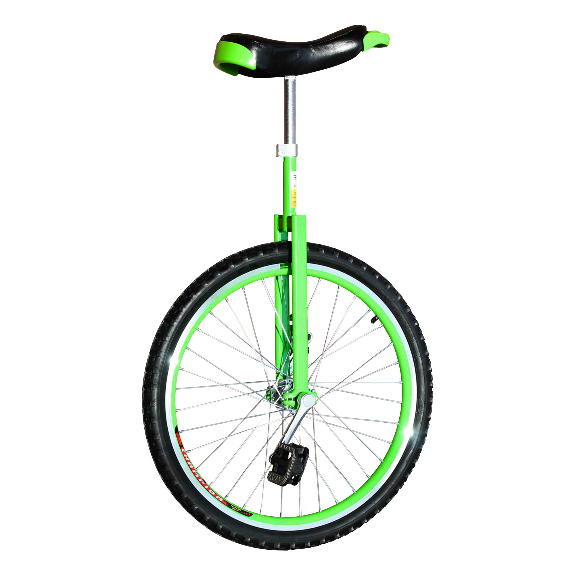 Uwariloy 24 Inch Wheel Unicycle Cycling Pedal Bike Leakproof Butyl Tire Wheel Outdoor Sports Fitness Exercise with Adjustable Seat Bike