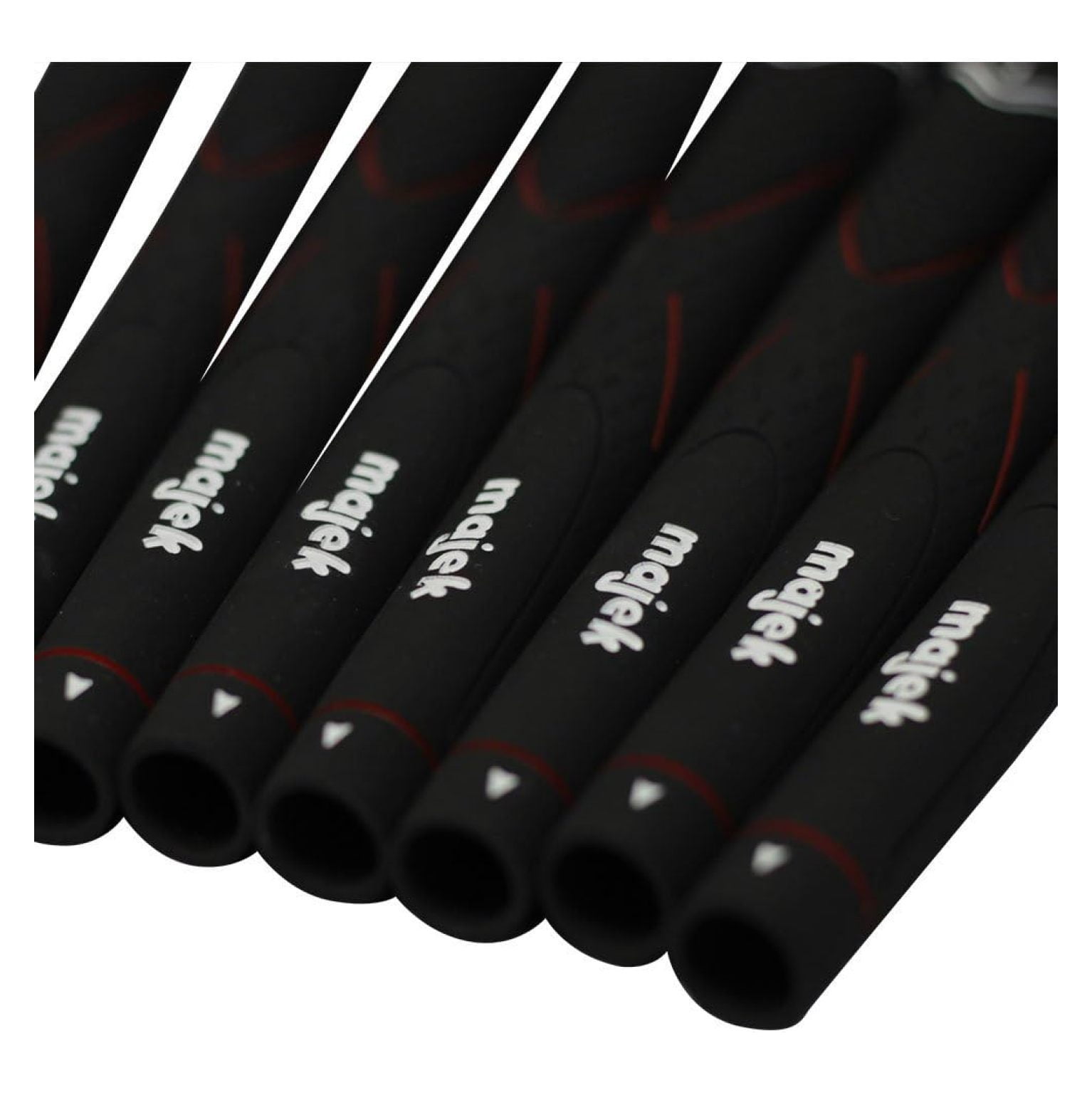 8 All Senior Men's Tour Pro Black Midsize Golf Grips
