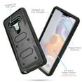 thumbnail image 4 of Value Pack ! for LG Stylo 6 case Phone Case 360° Cover Built In Screen Protector Clip Kickstand Holster Hybrid Shock Bumper (Black), 4 of 4
