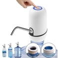 thumbnail image 1 of Dispensador Automático de Agua Embotellada - Cargador USB, Acero, Sin BPA, Agua Fría, 1200mAh, Jarras y Botellas 1.5L, 5.7L, 10L, 11.3L, 15L, 18.9L, Blanco JM, 1 of 5