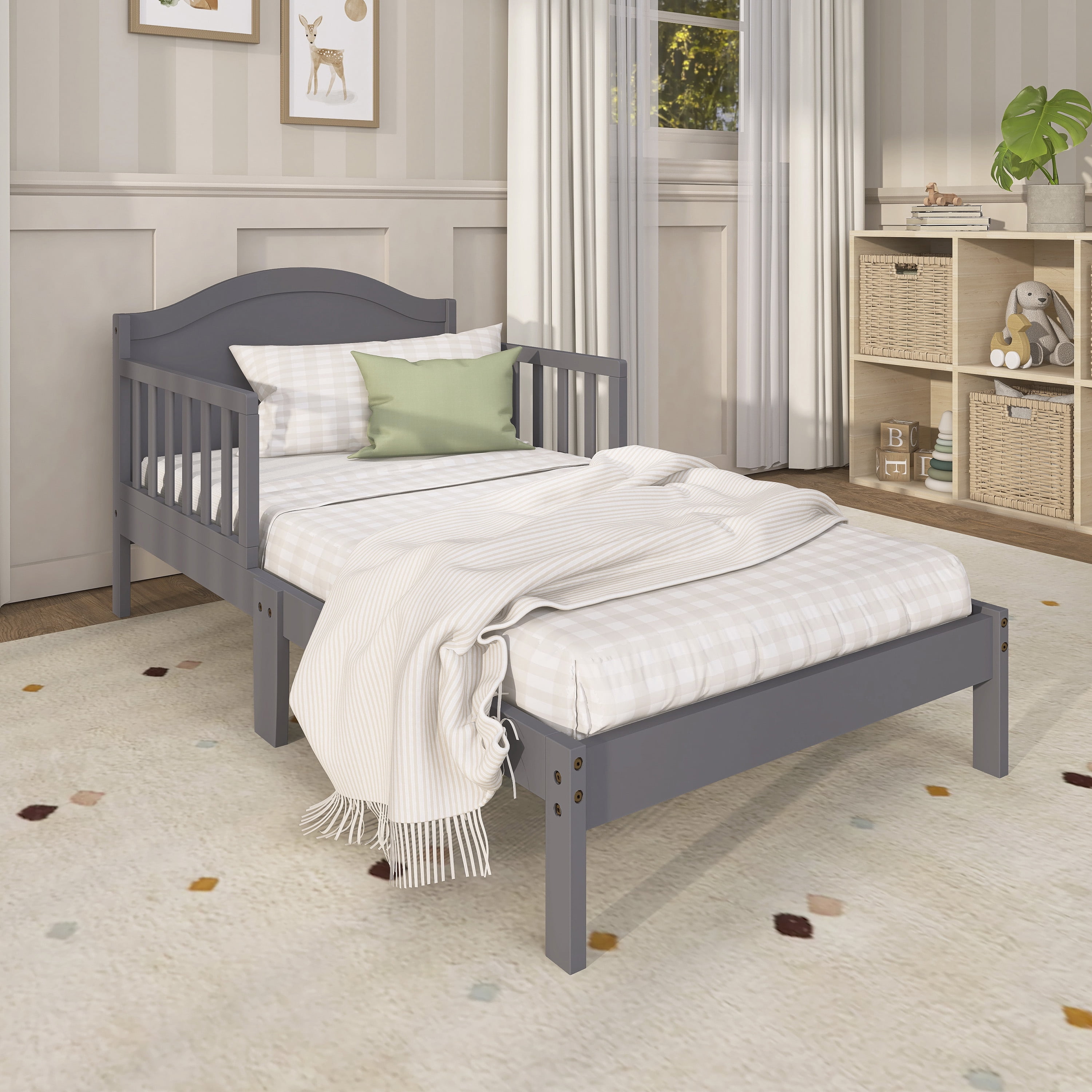 Dream on Me Sydney Toddler Bed, Steel Grey