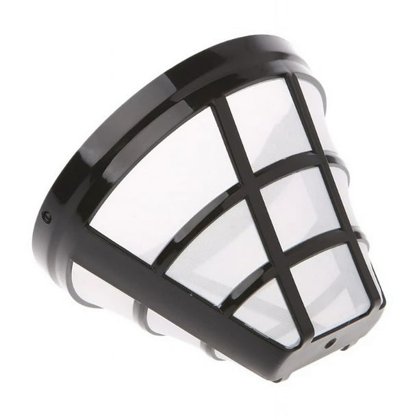 Filtro de cesta de cafetera de repuesto reutilizable de cono Compatible con pantalla de filtro de nailon para cafetera