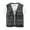 Gray, variant on Men's Lightweight Quick Dry Utility Vest, Loose Fit Multi Pocket Sleeveless Jacket, Breathable Thin Outdoor Sport Waistcoat for Hiking, Fishing and Casual Wear, Big and Tall Size M-6XL Black