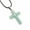 Green aventurine, variant on 10Pcs Charms Natural Cross Shape Crystal Agate Gem Stone Pendants Jewelry Making-Blue spot stone