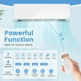 thumbnail image 6 of Giantex 2000 BTU Mini Split Air Conditioner & Heater, Wall Mounted Ductless AC Unit w/Control & Installation Kit, White, 6 of 10
