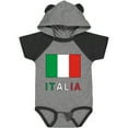 thumbnail image 3 of Inktastic Italy Flag & Italia Black Border Boys or Girls Baby Bodysuit, 3 of 5
