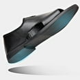 thumbnail image 6 of Mens Slippers Summer Flat Heel Breathable Open Toe Summer Trendy Solid Color Slip-On Slides Sandals Footwear Causal Summer Dressy Beach Shoes Black 9, 6 of 10