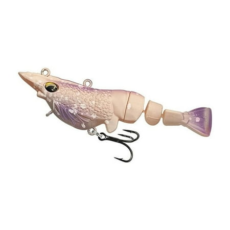 4.5/12/21G Multi-Section Soft Shrimp Sinking Artificial Prawn with Hook Swimbait 5#